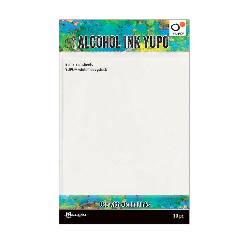 Load image into Gallery viewer, Ranger ink ranger • tim holtz yupo papier alcohol inkt wit 12x17cm
