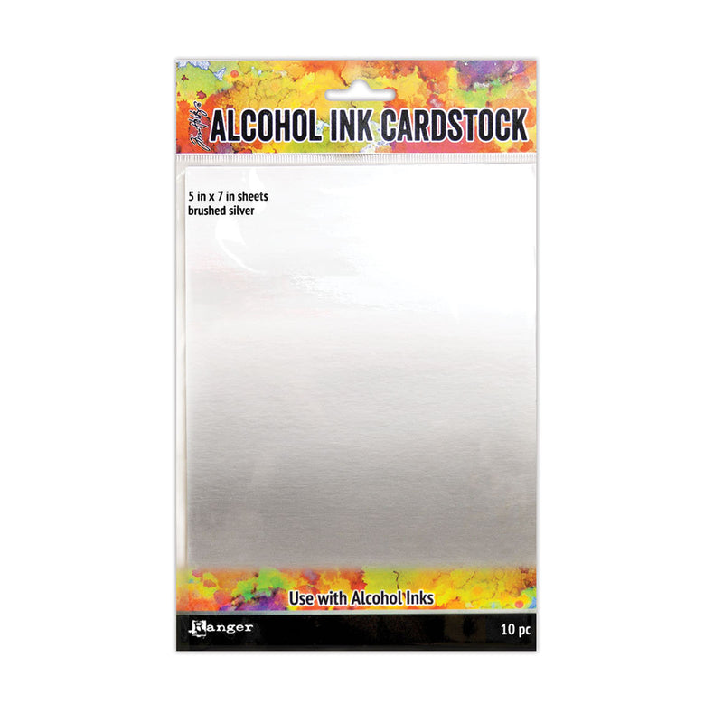 Load image into Gallery viewer, Ranger ink ranger • tim holtz alcohol inkt karton geborsteld zilver
