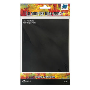 Ranger ink ranger • tim holtz alcohol ink surfaces dura-bright black opaque matte