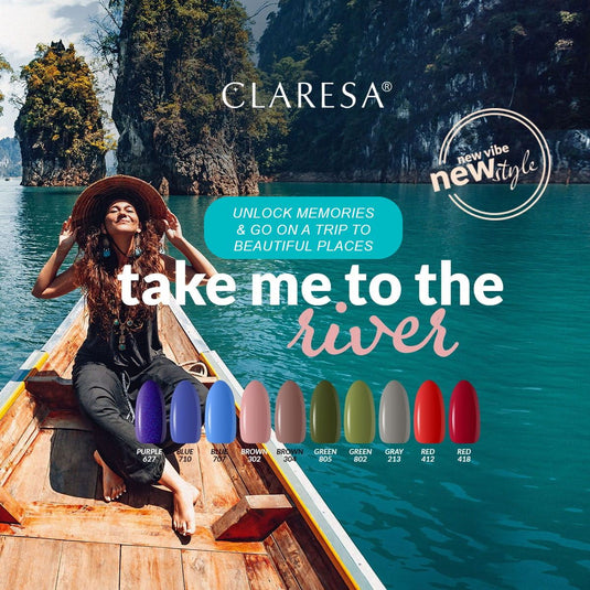 Claresa uv led gellak 5ml green 805 take me to the river