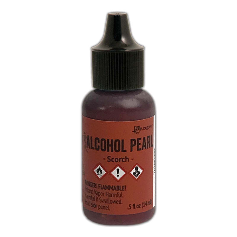 Load image into Gallery viewer, Ranger ink ranger • tim holtz alcohol pearls scorch 14ml
