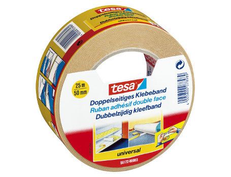 Tesa dubbelzijdig plakband - 25m x 50mm