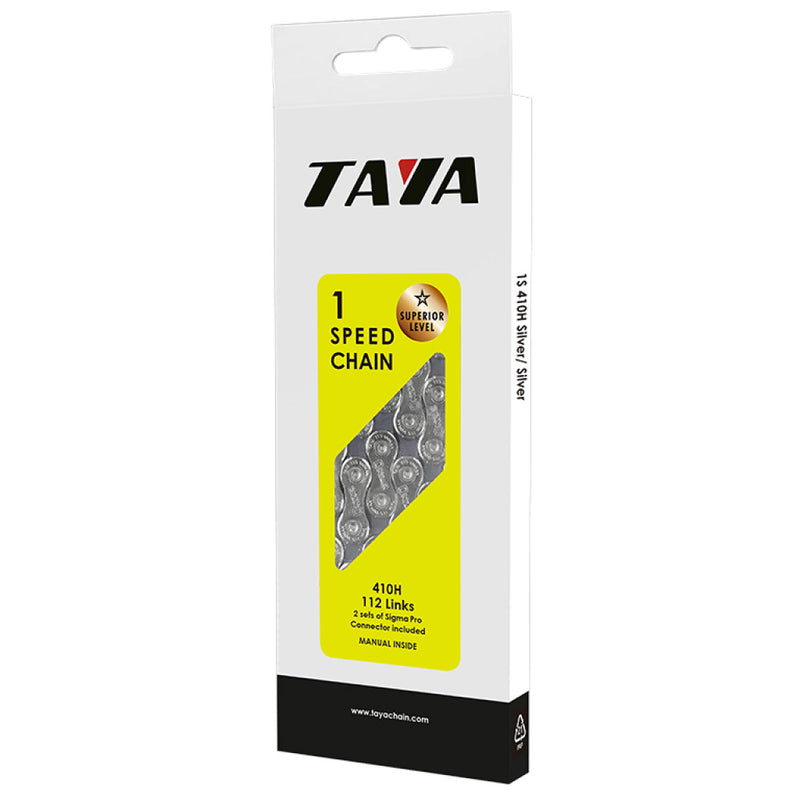 Load image into Gallery viewer, Taya ketting 410h 1 2x1 8, zwart
