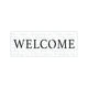 The crafter's workshop • template 41,6x15,2cm welcome