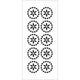 The crafter's workshop • slimline sjabloon kristallen bloemen