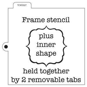 The crafter's workshop • template cookie 5,5x5,5 plaque