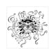 The crafter's workshop • template 15x15cm sun and moon