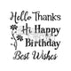 The crafter's workshop • template 15x15cm happy greetings