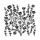 The crafter's workshop • template 30x30cm wild blooms