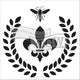 The crafter's workshop • template 30x30cm laurel wreath