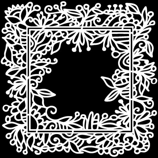 The crafter's workshop • template 30x30cm garden frame