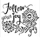 The crafter's workshop • template 30x30cm follow joy
