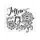 The crafter's workshop • template 15x15cm follow joy