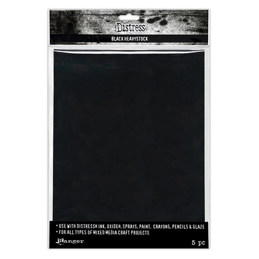 Ranger ink ranger • tim holtz distress mixed media heavystock 20,32x25,40cm black