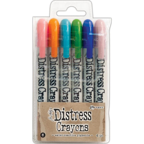 Load image into Gallery viewer, Ranger ink ranger • tim holtz distress crayons set 6 6st.
