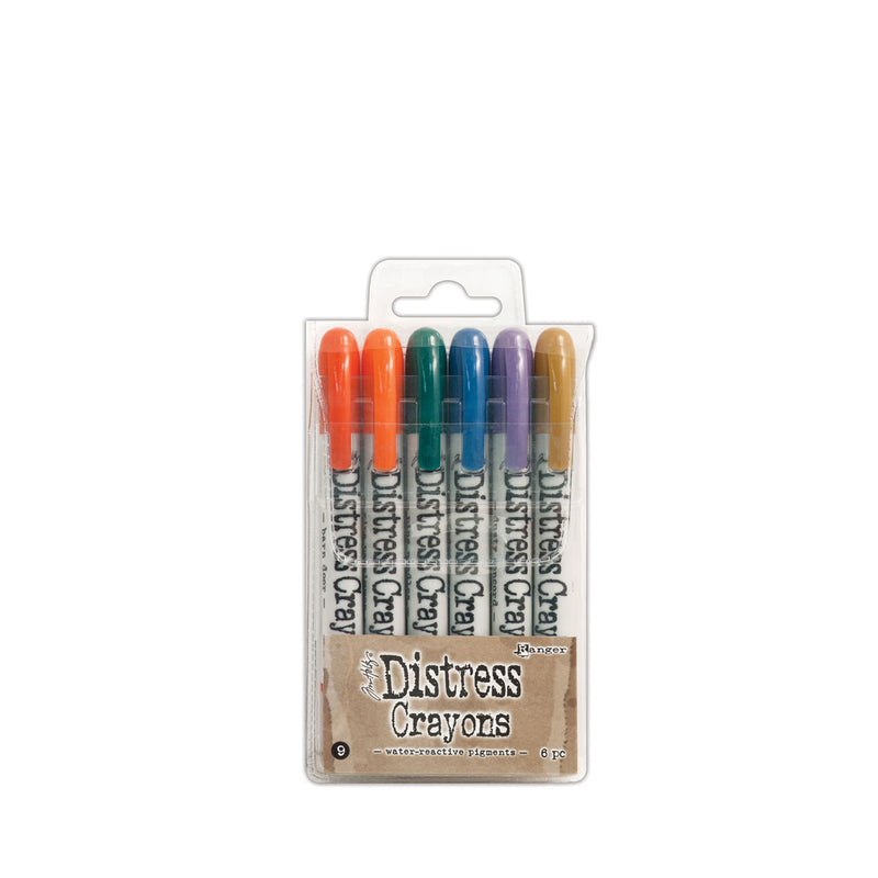 Load image into Gallery viewer, Ranger ink ranger • tim holtz distress crayons set 9 6st.
