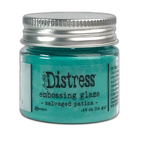 Ranger ink ranger • tim holtz distress embossing glaze salvaged patina