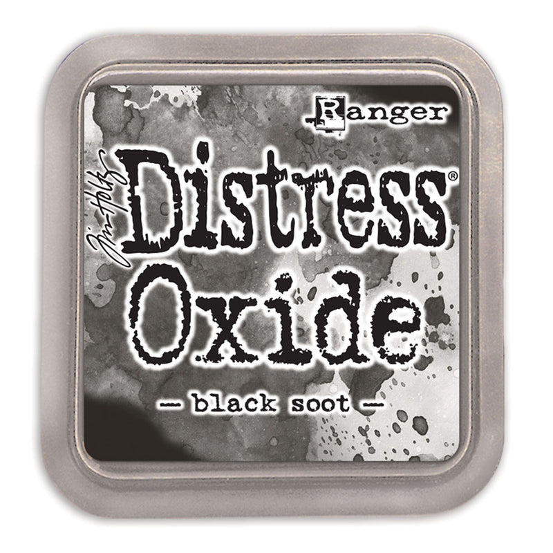 Load image into Gallery viewer, Ranger ink ranger • tim holtz distress oxide ink pad black soot
