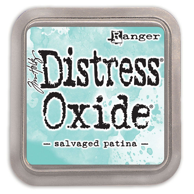 Load image into Gallery viewer, Ranger ink ranger • tim holtz distress oxide ink pad salvaged patina
