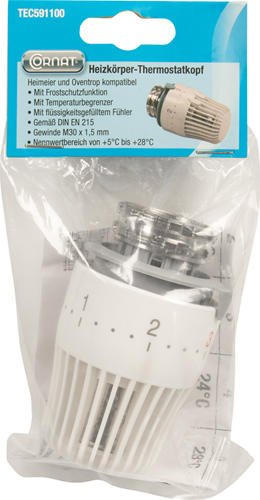 Load image into Gallery viewer, Cornat radiatorknop thermostatisch - tec591100
