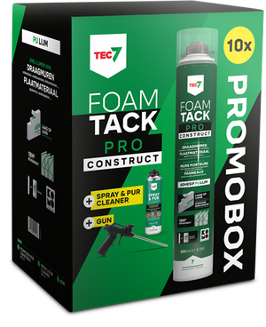 Tec7 combipack foamtack pro construct | 880 ml | 10x foamtack pro - 670996000