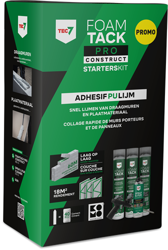 Laden Sie das Bild in Galerie -Viewer, Tec7 foamtack pro construct starterskit (3x 880 ml, reiniger en gun) - 670995000
