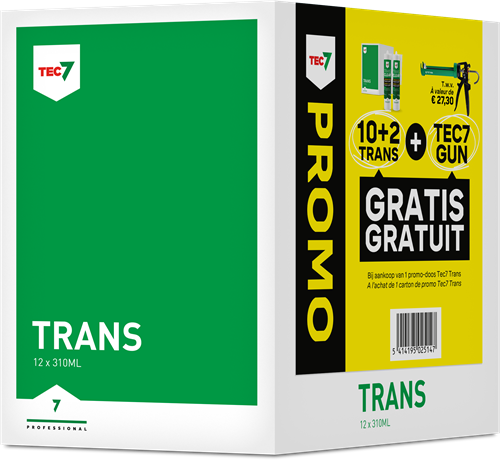 Afbeelding laden in galerijviewer, Tec7 trans clear patroon transparante voegkit 310ml - 539506000
