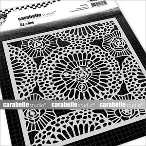 Carabelle studio • stencil square 6’’ comme un napperon