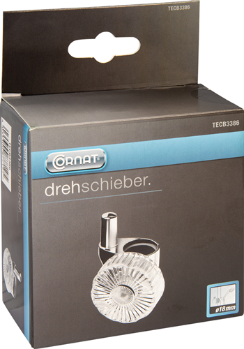 Load image into Gallery viewer, Cornat glijpin voor douchestang 18mm ch - tecb3386
