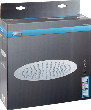 Cornat douchekop slim neo rond ch - tecbw3405