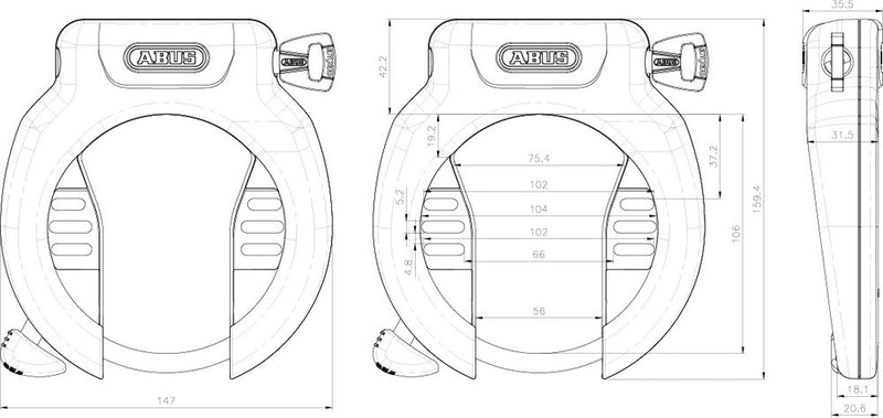 Load image into Gallery viewer, Abus Pro Amparo 4750S ART2 Zwart
