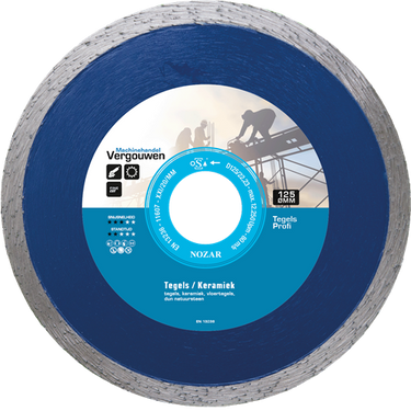 Vg diamantzaag 125 22.2mm tegels profi