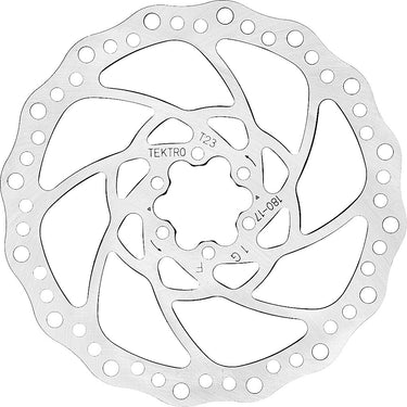 Tektro schijfrem rotor tr180-17 ø180 2.3mm, zilver