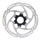 Tektro schijfrem rotor tr180-35 ø180mm, centerlock, zilver