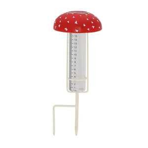 Esschert design regenmeter vliegenzwam 13,0x13,0x34,3 cm