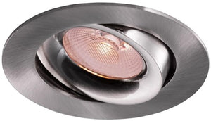 Enzo thorgeon led inbouwspot 8,2w dimtowarm 96mm rond verstelbaar geschuurd staal - led4682