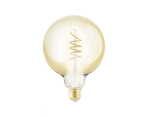 Eglo ledlamp - bol - e27 - 245 lm - amber - dimbaar - spiraal