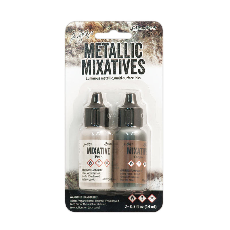 Load image into Gallery viewer, Ranger ink ranger • tim holtz mixatives pearl copper 14ml
