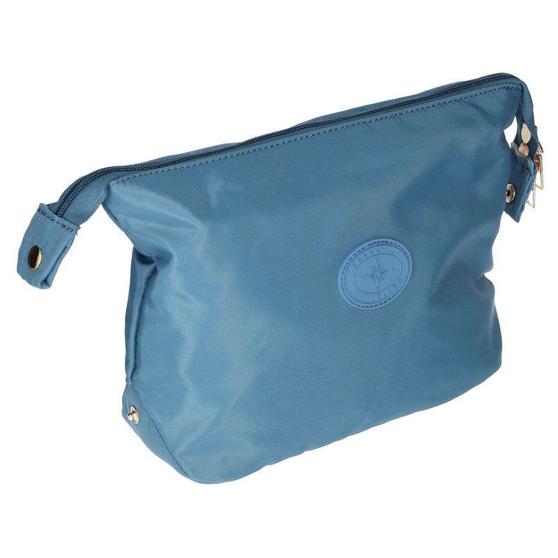 Load image into Gallery viewer, Traveller toilettas essentials blauw 30cm x 20cm
