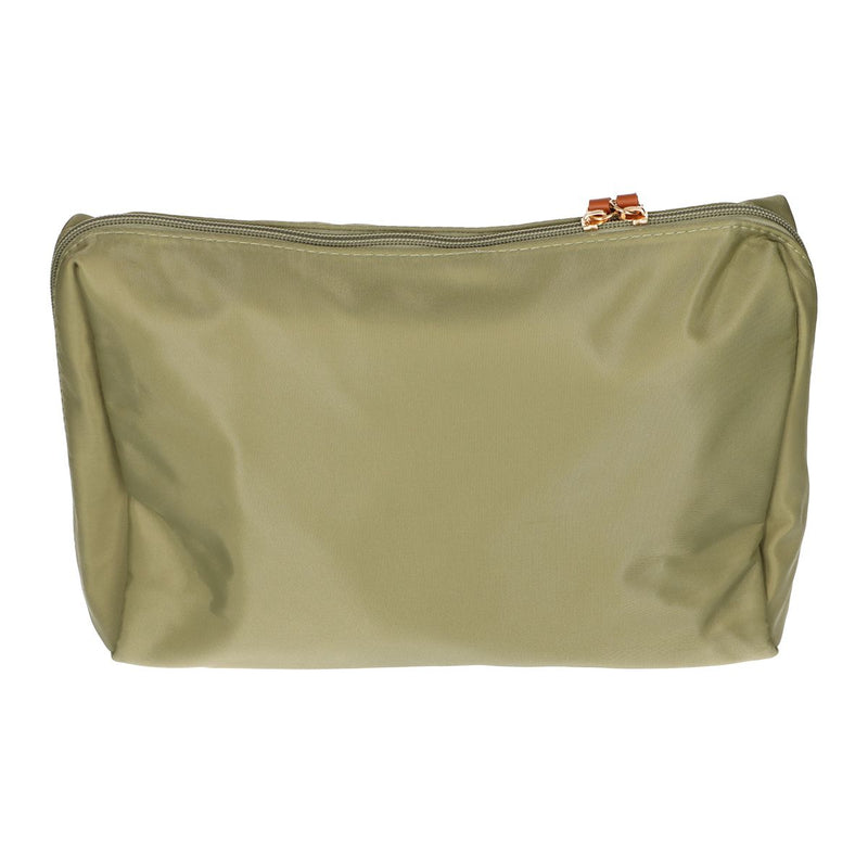 Load image into Gallery viewer, Traveller toilettas beauty bag groen bruin 30cm x 20cm
