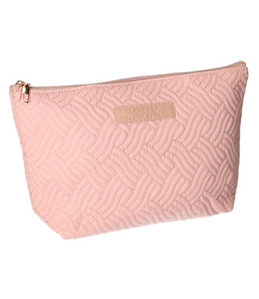 Traveller toilettas beauty bag wave zacht roze 30cm x 19.5cm