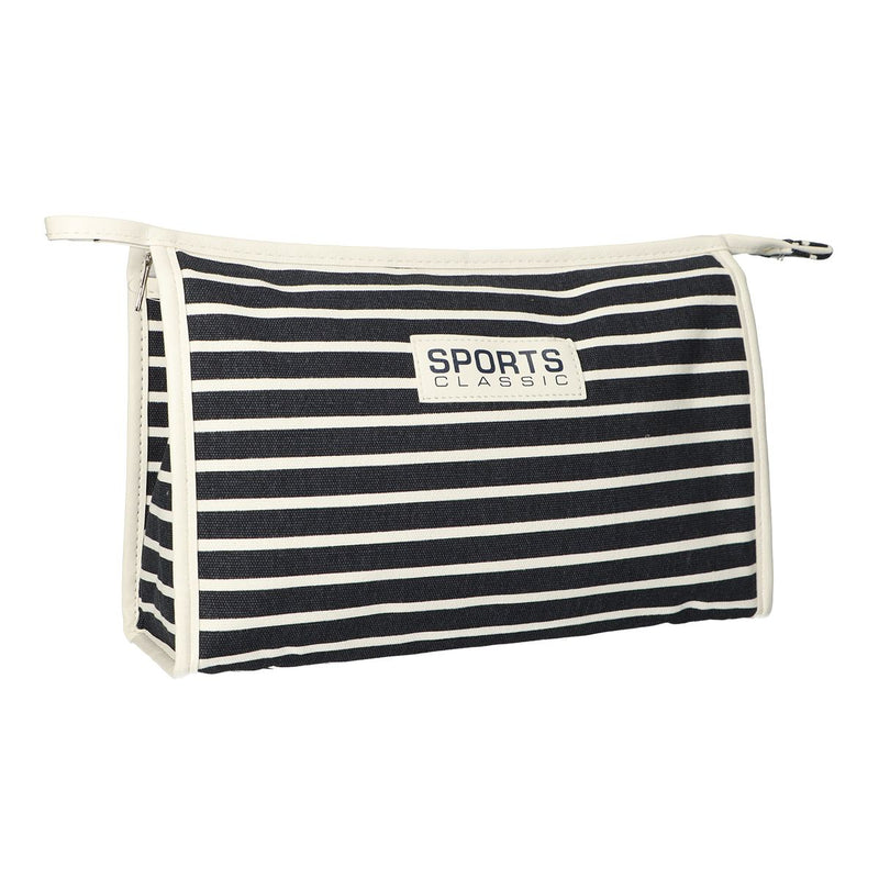 Load image into Gallery viewer, Traveller toilettas stripe blauw sports classic 30x20cm
