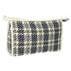 Traveller toilettas tweed ruit 26x16cm