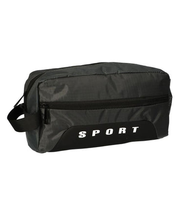 Traveller toilettas sports box donkergrijs 30x19.5cm