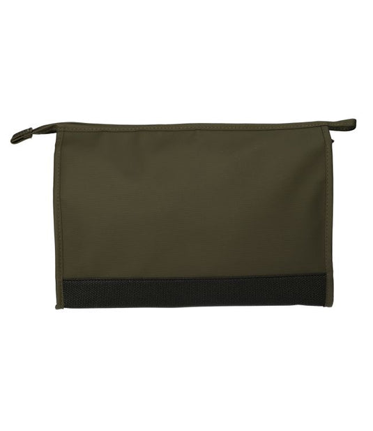 Traveller toilettas rubberen bodem groen 35x24cm