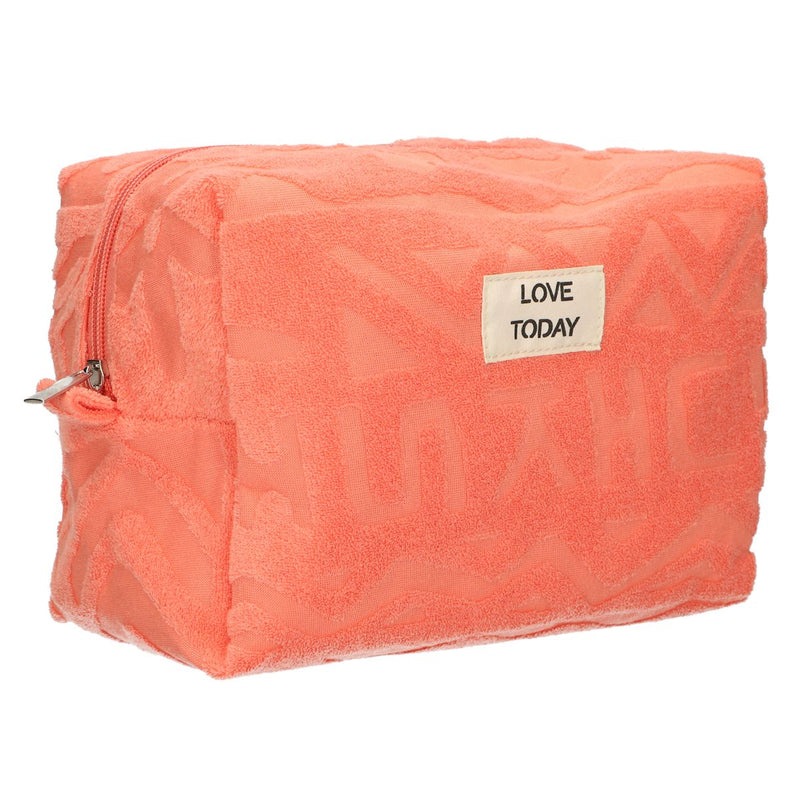 Afbeelding laden in galerijviewer, Traveller toilettas badstof sunny roze 21,5cm x 19cm
