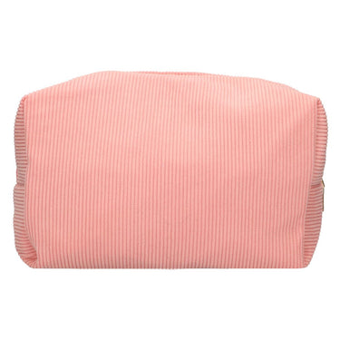 Traveller toilettas rib waterdicht roze 24,5cm x 18,5cm