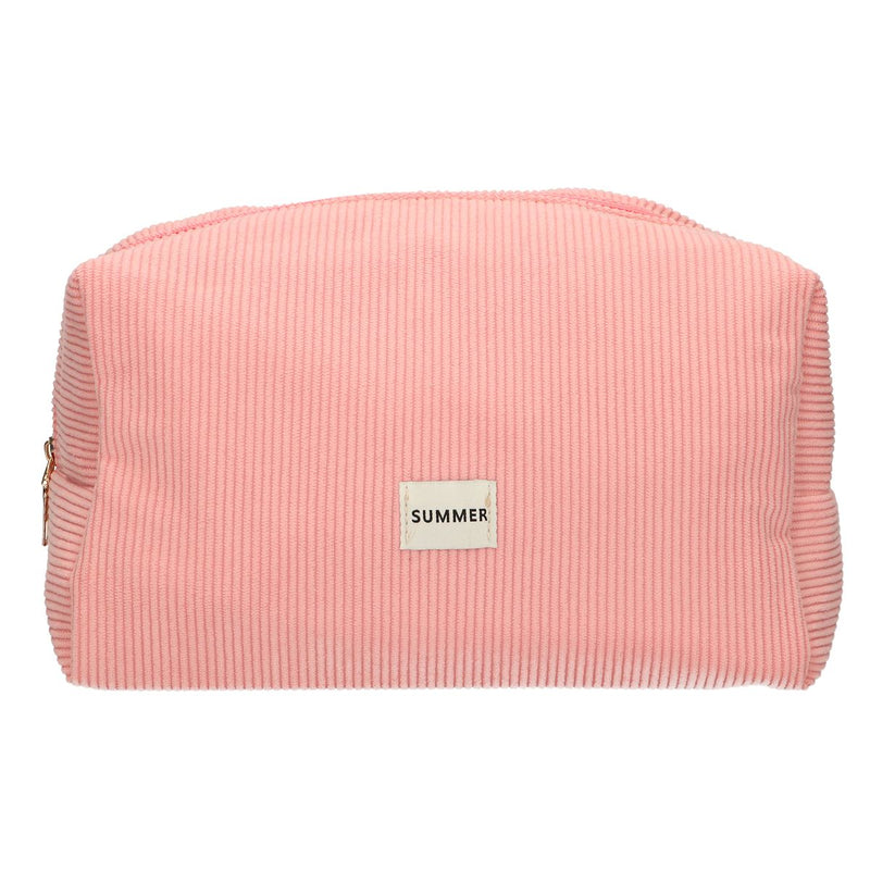 Chargez l'image dans la visionneuse de la galerie, Traveller toilettas rib waterdicht roze 24,5cm x 18,5cm
