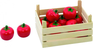 Goki houten tomaten in kist, 10dlg.
