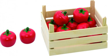 Goki houten tomaten in kist, 10dlg.